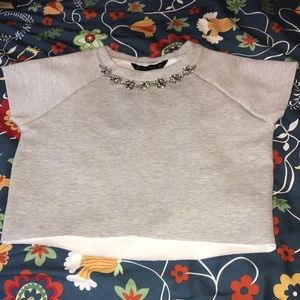 Cute top with rhinestones